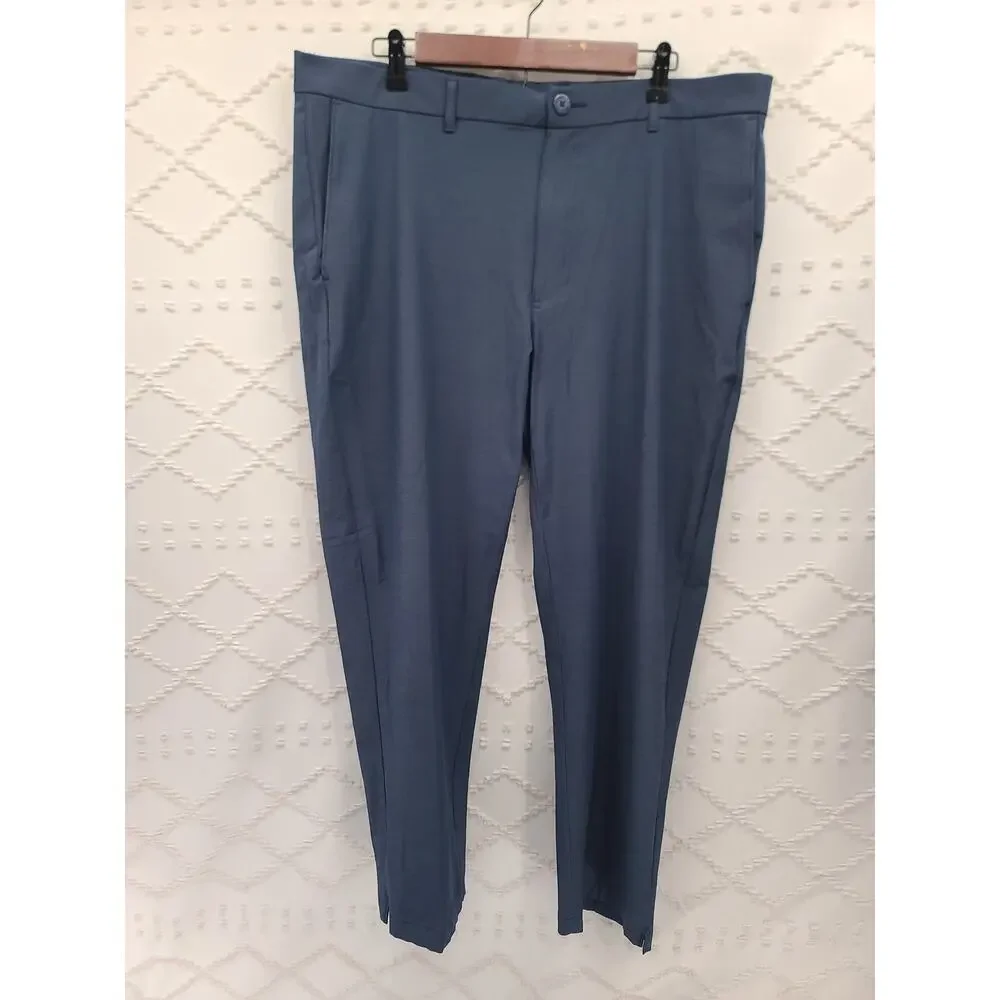 Callaway flat front 4 way stretch blue golf pants ultra comfort Size 38 x30